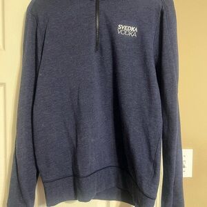 New Era Dark Blue Zip-Up Sweater